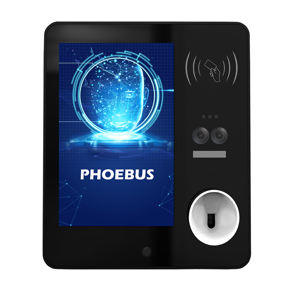 Alcoholímetro Facial Phoebus instalado en pared